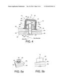 GUIDING DEVICE WHICH IS INTENDED TO BE INTERPOSED BETWEEN A DEVICE FOR     FIXING COMPONENTS OF AN ASSEMBLY, AND A DEVICE FOR PROTECTING THE FIXING     DEVICE diagram and image