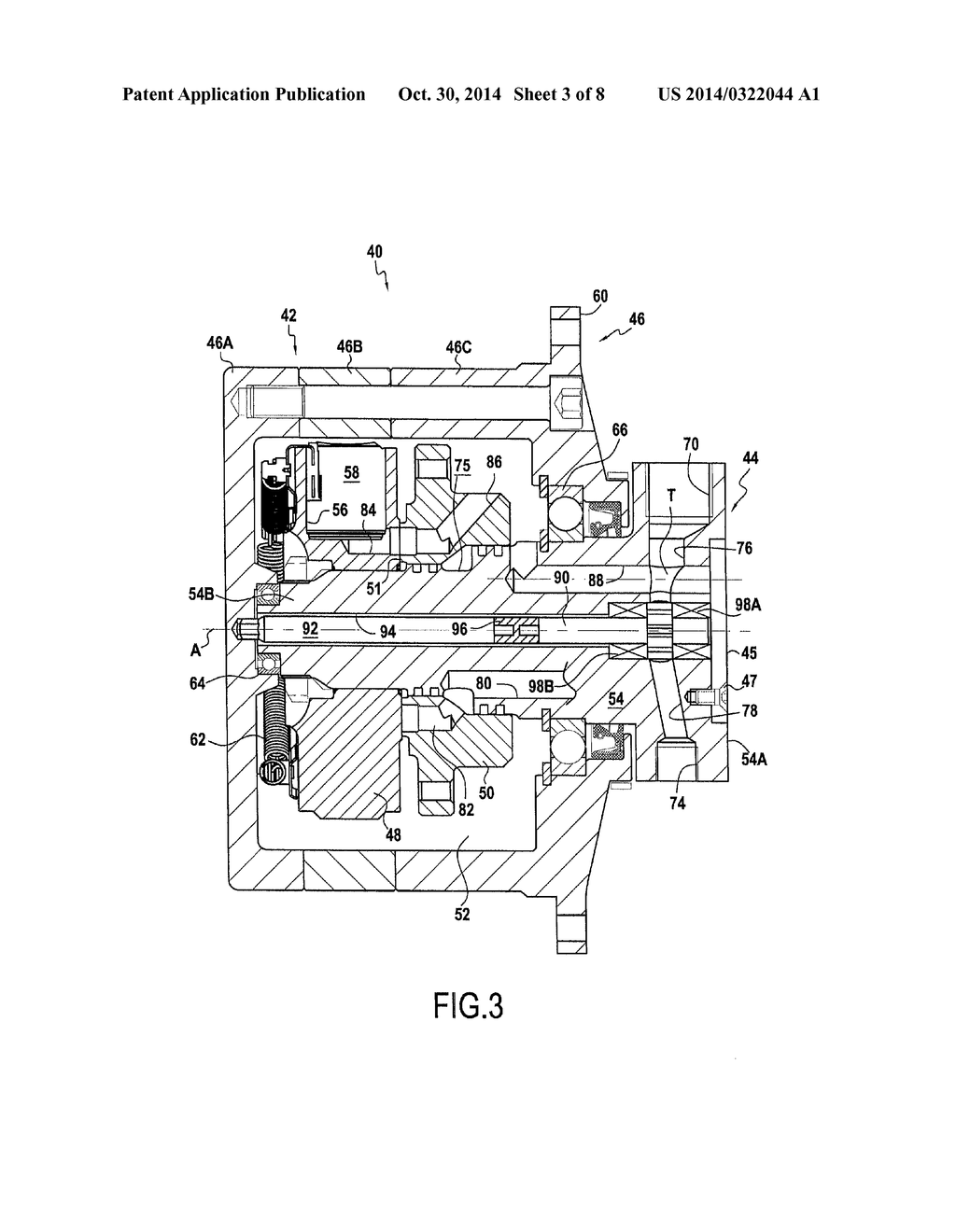 HYDRAULIC TRANSMISSION DEVICE SUITABLE FOR CONSTITUTING A COMPACT     HYDRAULIC STARTER MOTOR - diagram, schematic, and image 04