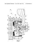 HYDRAULIC TRANSMISSION DEVICE SUITABLE FOR CONSTITUTING A COMPACT     HYDRAULIC STARTER MOTOR diagram and image