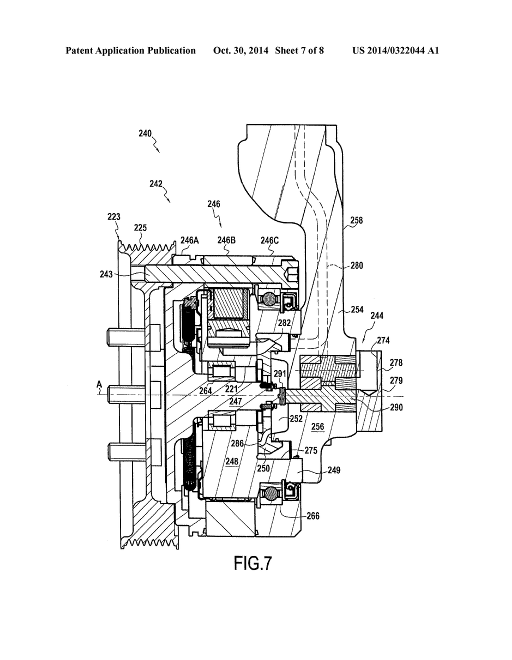 HYDRAULIC TRANSMISSION DEVICE SUITABLE FOR CONSTITUTING A COMPACT     HYDRAULIC STARTER MOTOR - diagram, schematic, and image 08