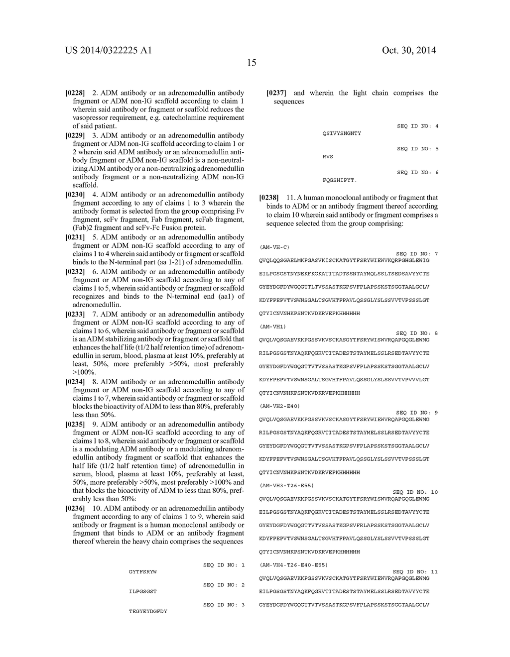 Anti-Adrenomedullin (ADM) antibody or anti-ADM antibody fragment or     anti-ADM non-Ig scaffold for use in therapy of an acute disease or acute     condition of a patient for stabilizing the circulation - diagram, schematic, and image 40