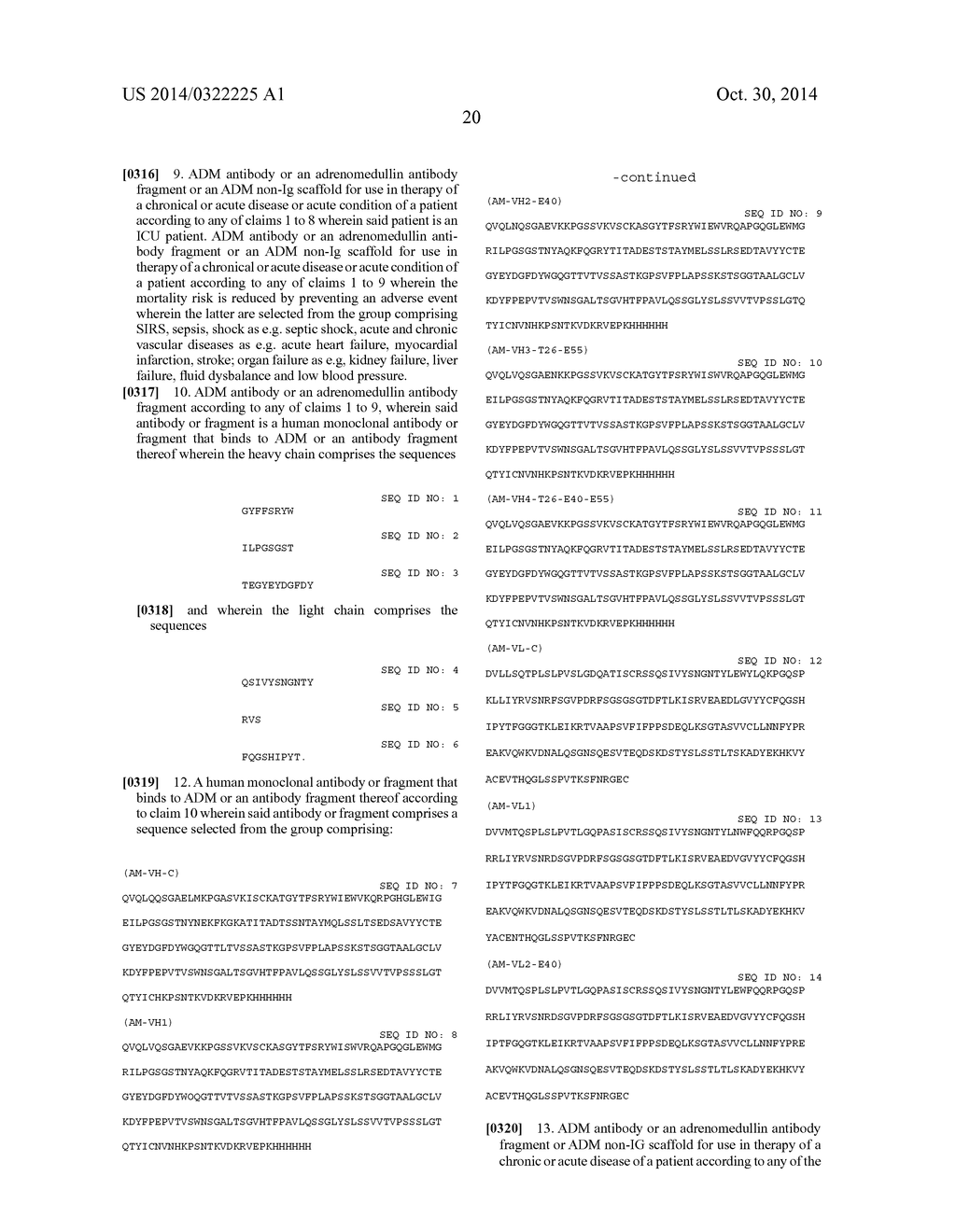 Anti-Adrenomedullin (ADM) antibody or anti-ADM antibody fragment or     anti-ADM non-Ig scaffold for use in therapy of an acute disease or acute     condition of a patient for stabilizing the circulation - diagram, schematic, and image 45