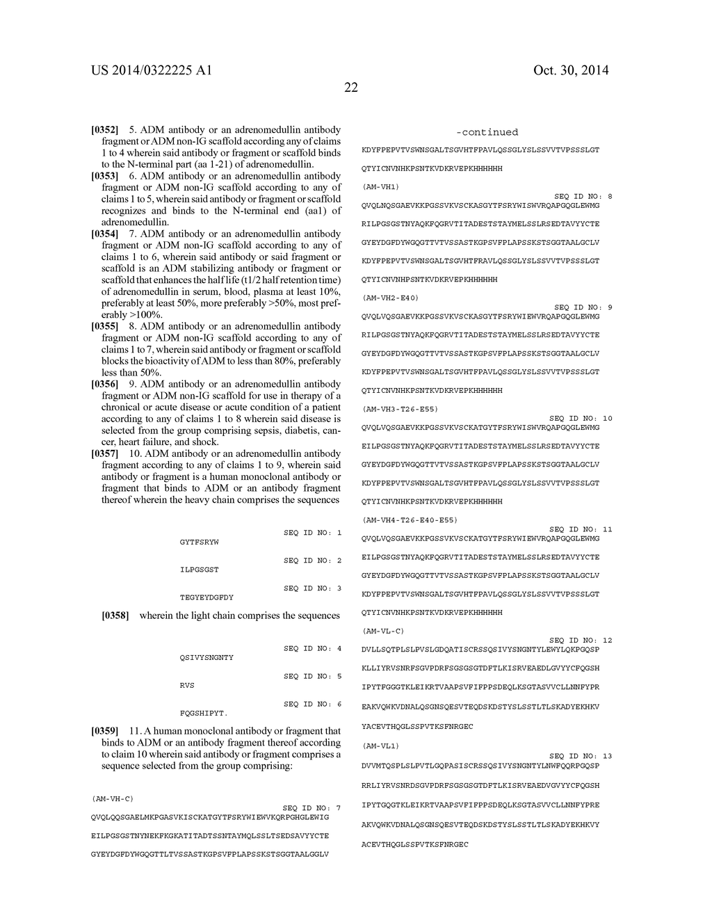 Anti-Adrenomedullin (ADM) antibody or anti-ADM antibody fragment or     anti-ADM non-Ig scaffold for use in therapy of an acute disease or acute     condition of a patient for stabilizing the circulation - diagram, schematic, and image 47