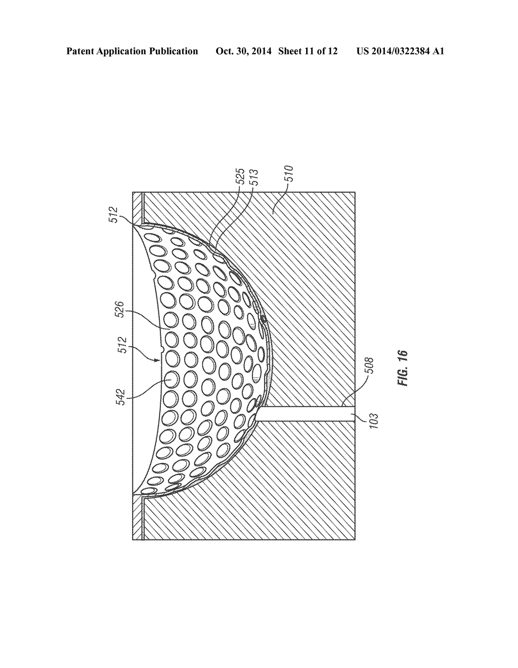INSULATED MOLD CAVITY ASSEMBLY AND METHOD FOR GOLF BALL MANUFACTURING - diagram, schematic, and image 12