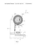 CNC MACHINE TOOL WITH A SINGLE-SPINDLE AND TWO SETS OF CUTTING TOOL     CHANGERS diagram and image