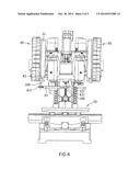 CNC MACHINE TOOL WITH A SINGLE-SPINDLE AND TWO SETS OF CUTTING TOOL     CHANGERS diagram and image