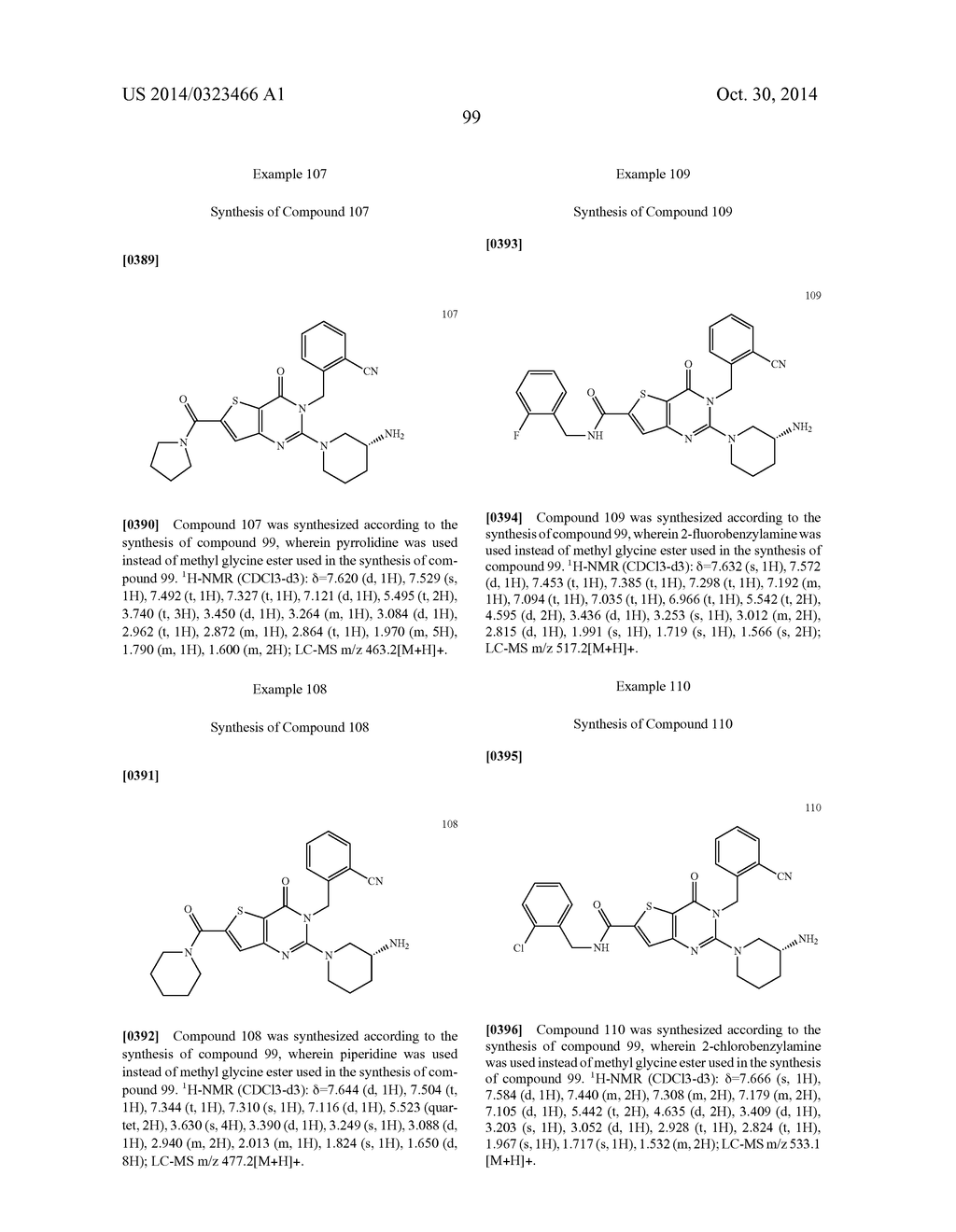 THIENYL [3,2-D] PYRIMIDIN-4-ONE COMPOUNDS, PREPARATION METHOD,     PHARMACEUTICAL COMPOSITIONS AND USE THEREOF - diagram, schematic, and image 110