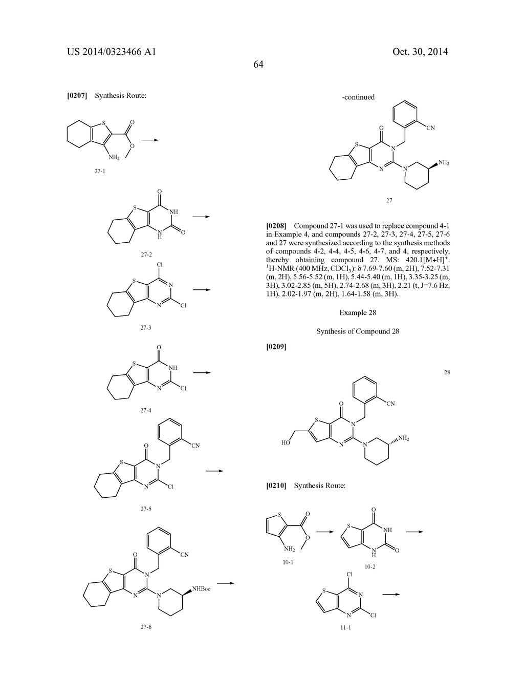 THIENYL [3,2-D] PYRIMIDIN-4-ONE COMPOUNDS, PREPARATION METHOD,     PHARMACEUTICAL COMPOSITIONS AND USE THEREOF - diagram, schematic, and image 75