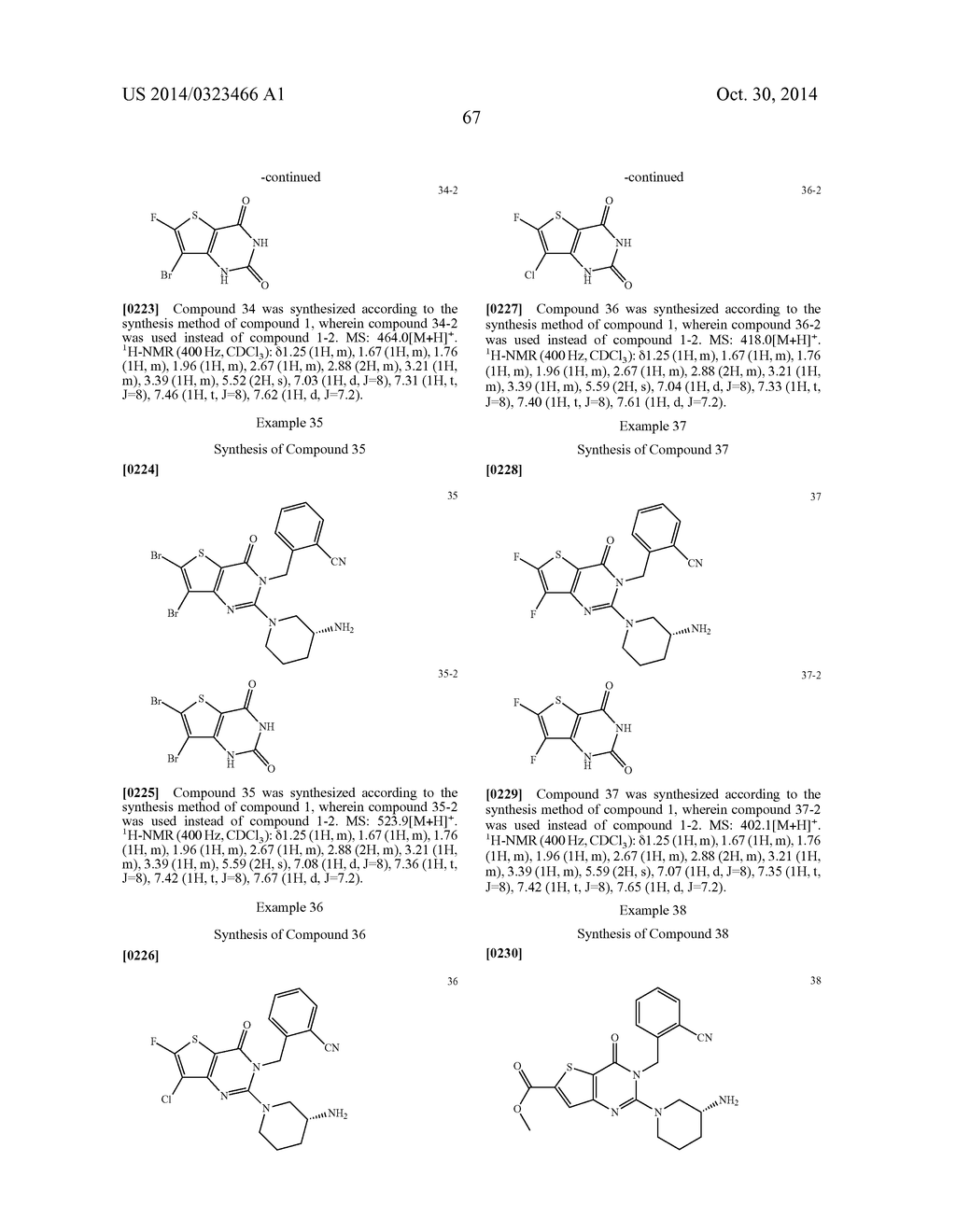 THIENYL [3,2-D] PYRIMIDIN-4-ONE COMPOUNDS, PREPARATION METHOD,     PHARMACEUTICAL COMPOSITIONS AND USE THEREOF - diagram, schematic, and image 78