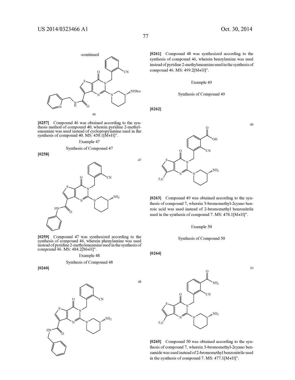 THIENYL [3,2-D] PYRIMIDIN-4-ONE COMPOUNDS, PREPARATION METHOD,     PHARMACEUTICAL COMPOSITIONS AND USE THEREOF - diagram, schematic, and image 88