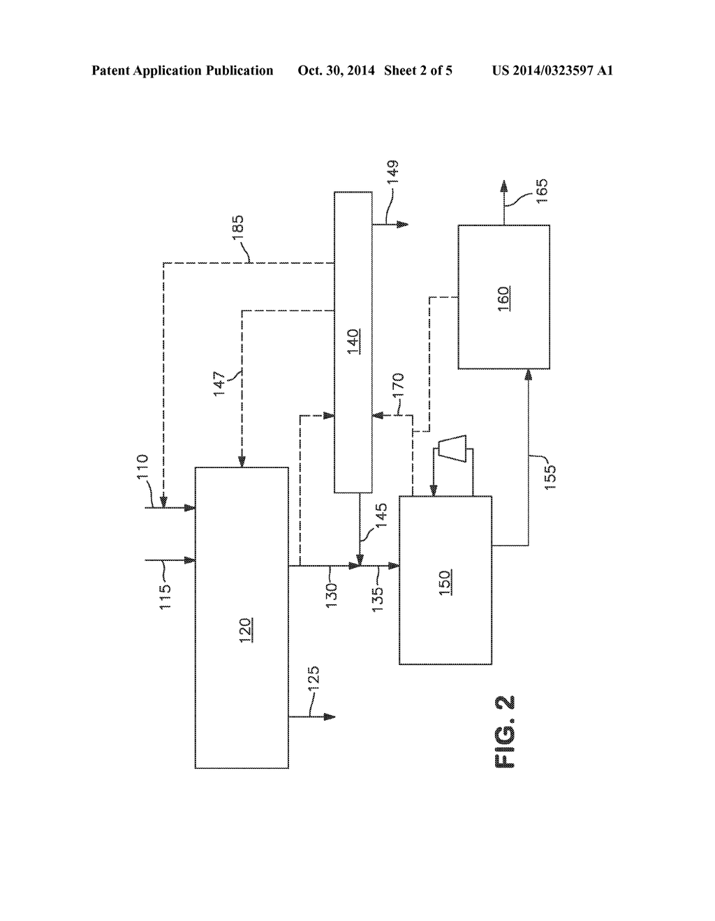 METHOD AND SYSTEM FOR PRODUCING METHANOL USING AN INTEGRATED OXYGEN     TRANSPORT MEMBRANE BASED REFORMING SYSTEM - diagram, schematic, and image 03