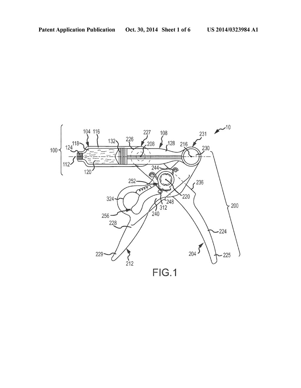 Hand-Actuated Fluid Delivery Device Having Triggered Lock for Selectively     Limiting Automatic Aspiration Stroke - diagram, schematic, and image 02