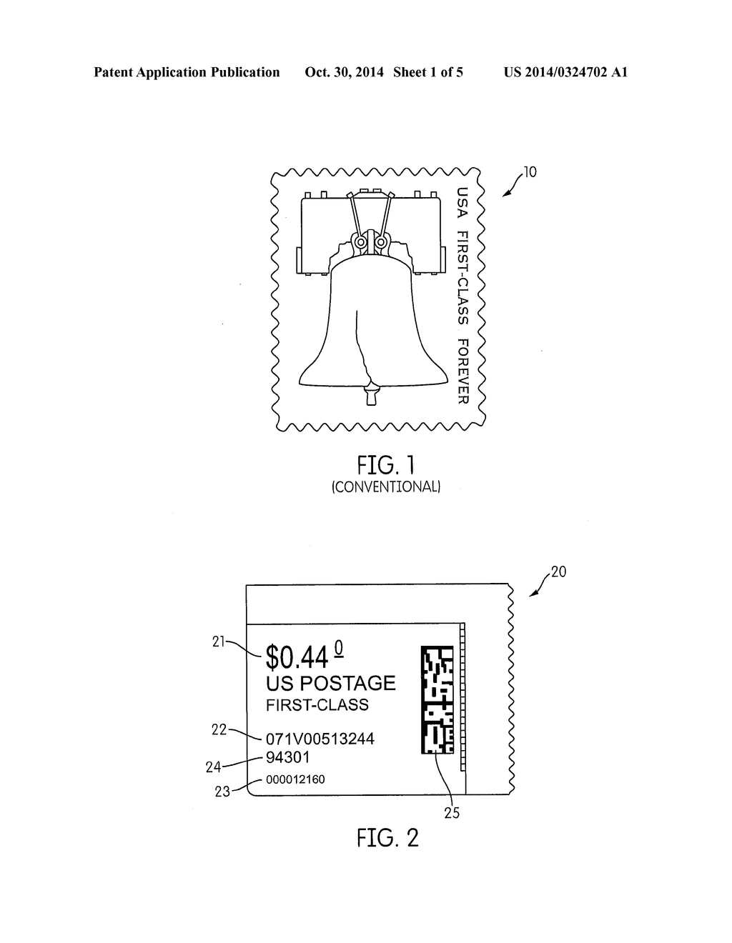 HIGH VOLUME SERIALIZED POSTAGE AT AN AUTOMATED TELLER MACHINE OR OTHER     KIOSK - diagram, schematic, and image 02