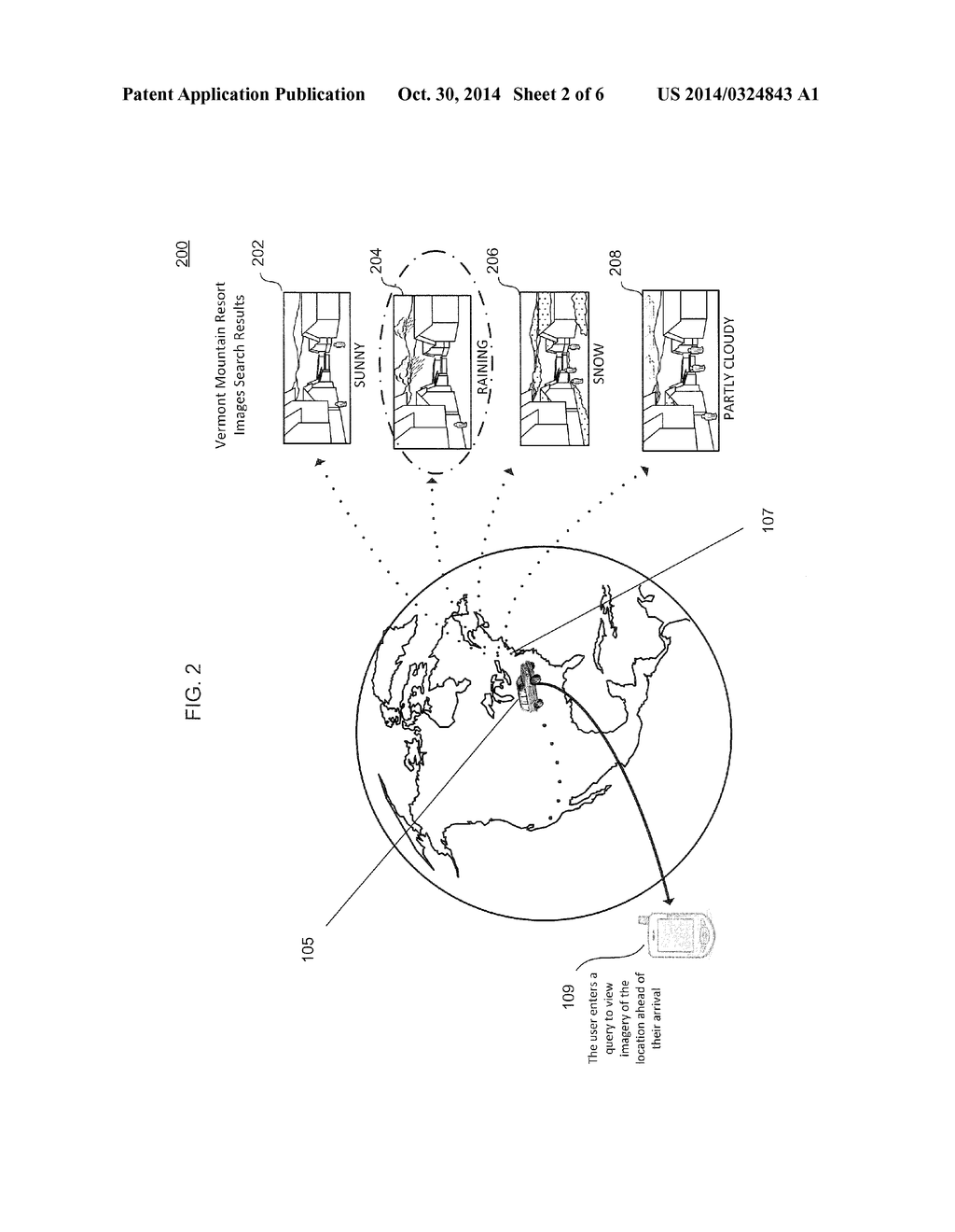 GEO PHOTO SEARCHING BASED ON CURRENT CONDITIONS AT A LOCATION - diagram, schematic, and image 03