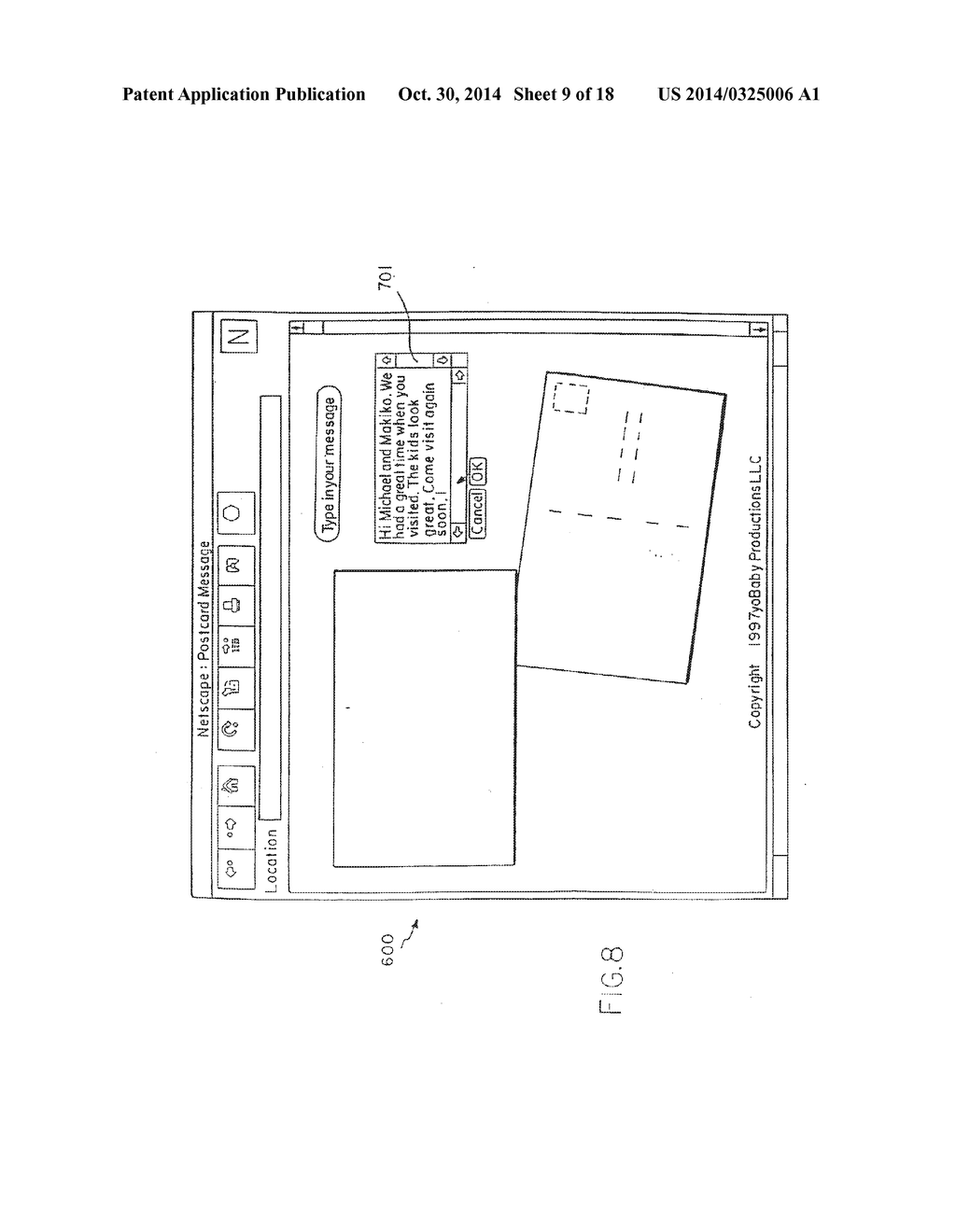METHOD AND SYSTEM FOR CREATING MESSAGES INCLUDING IMAGE INFORMATION - diagram, schematic, and image 10