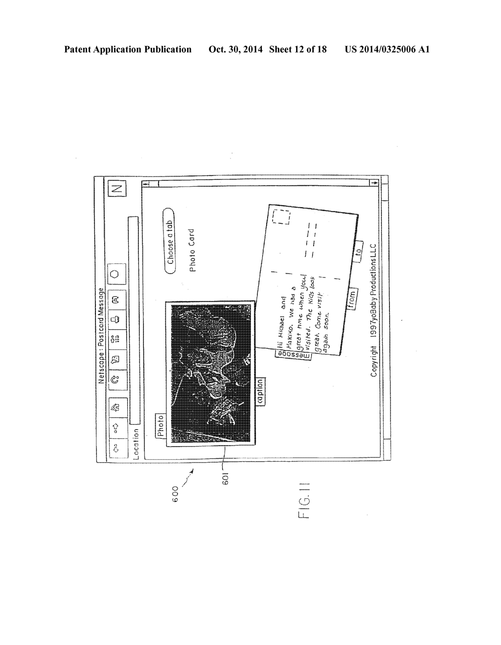 METHOD AND SYSTEM FOR CREATING MESSAGES INCLUDING IMAGE INFORMATION - diagram, schematic, and image 13