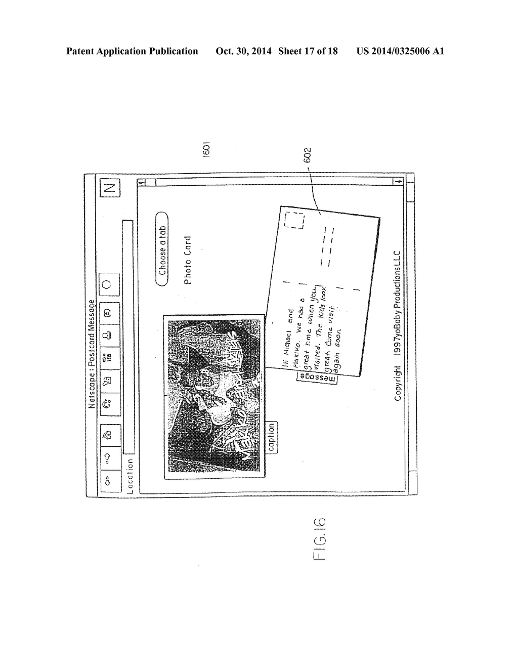 METHOD AND SYSTEM FOR CREATING MESSAGES INCLUDING IMAGE INFORMATION - diagram, schematic, and image 18