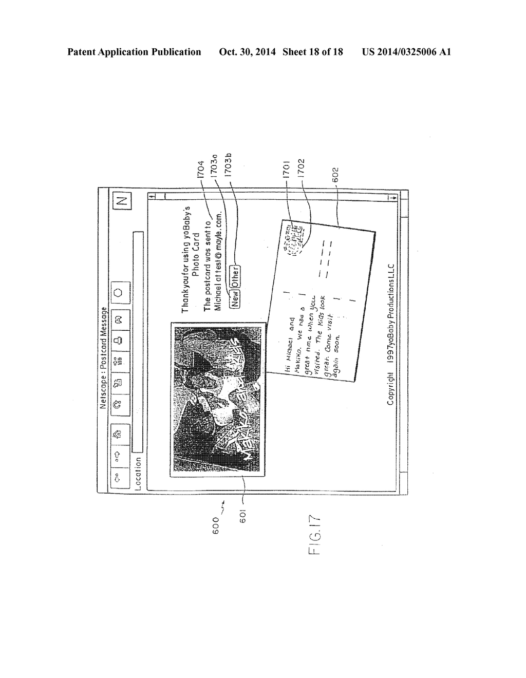 METHOD AND SYSTEM FOR CREATING MESSAGES INCLUDING IMAGE INFORMATION - diagram, schematic, and image 19