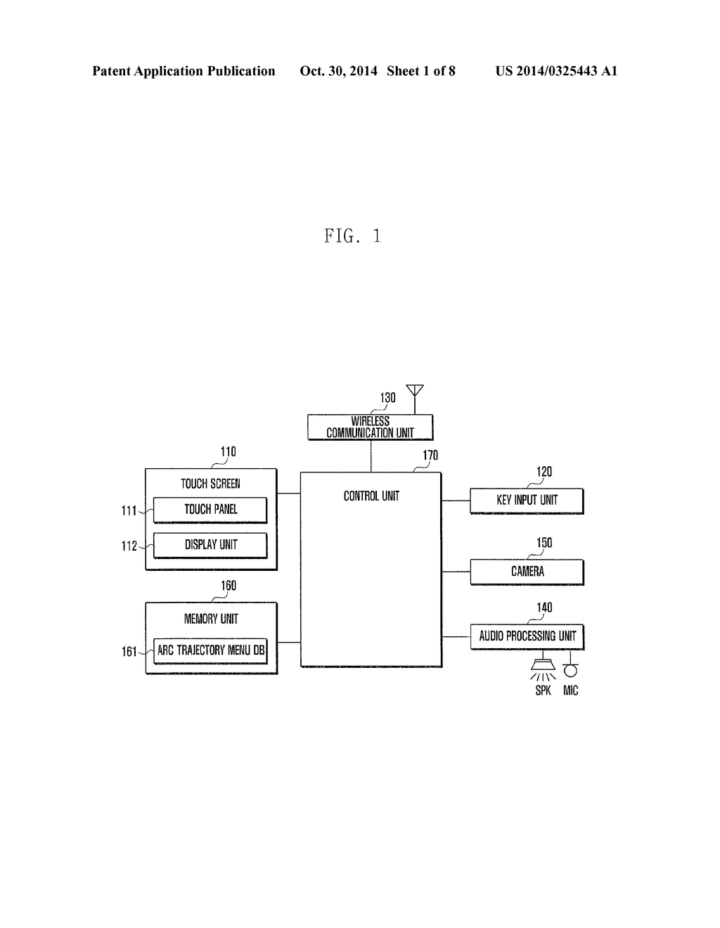 METHOD AND APPARATUS FOR OPERATING MENU IN ELECTRONIC DEVICE INCLUDING     TOUCH SCREEN - diagram, schematic, and image 02