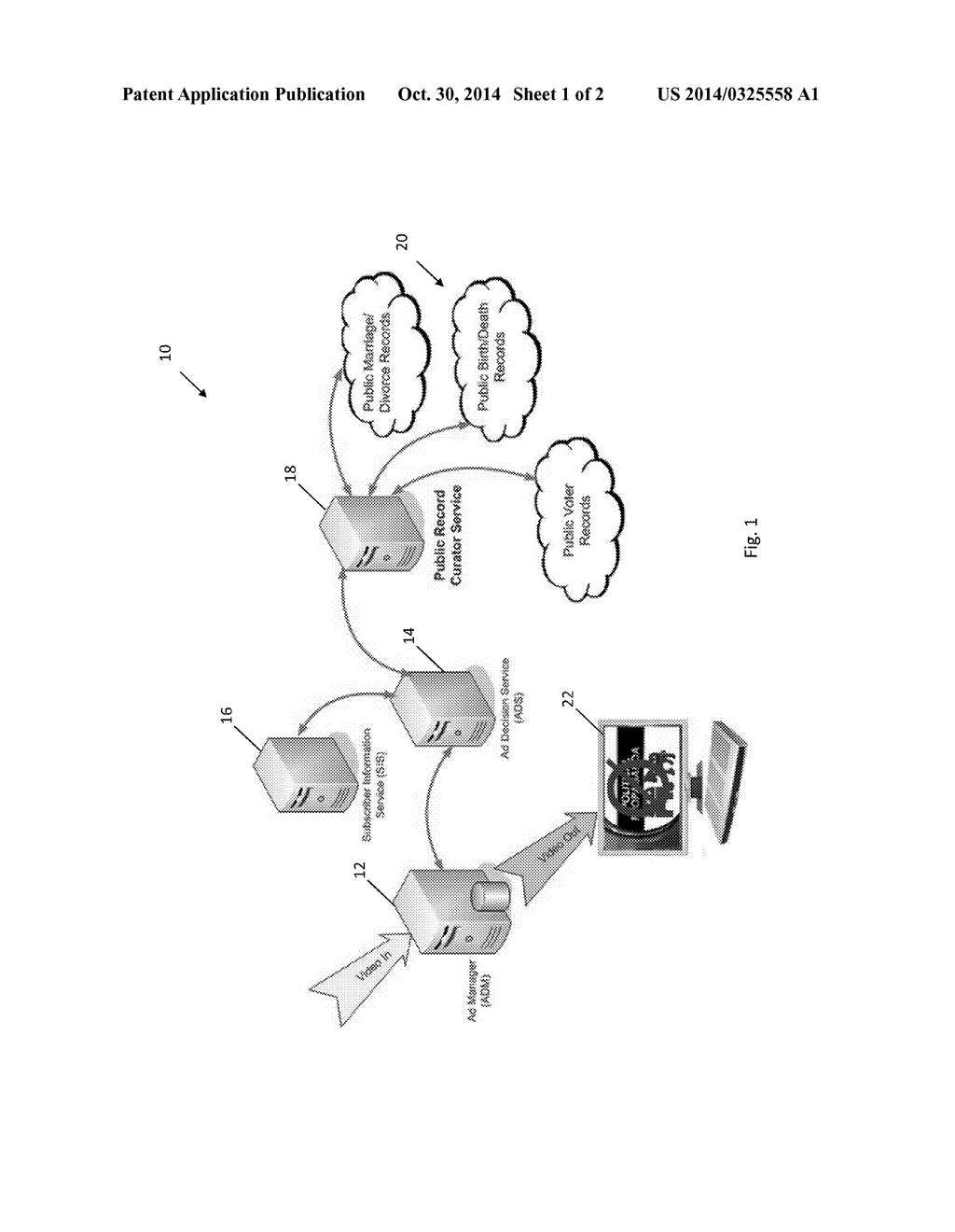 Managing Advertisements Based On Public Records - diagram, schematic, and image 02