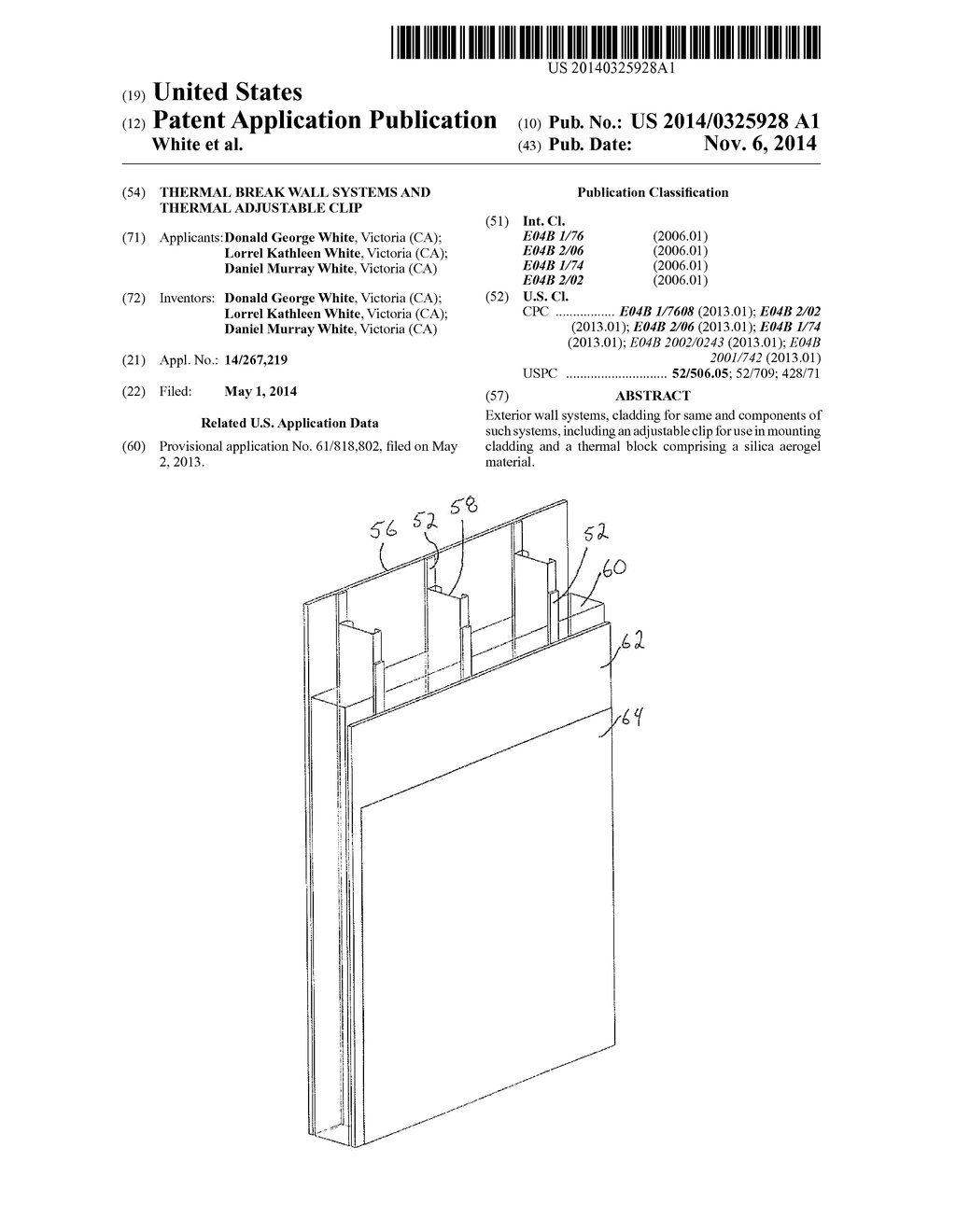 Thermal Break Wall Systems And Thermal Adjustable Clip - diagram, schematic, and image 01