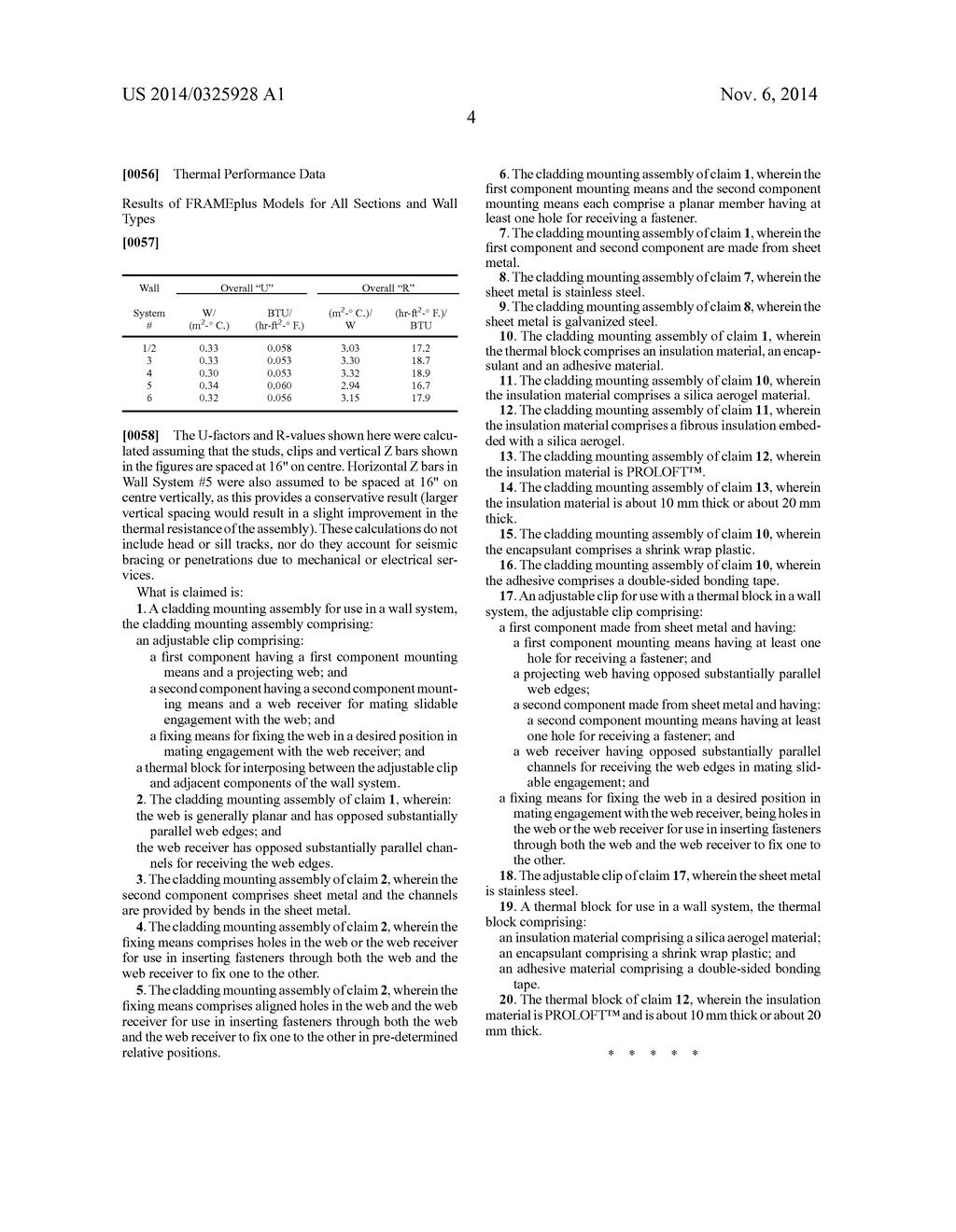 Thermal Break Wall Systems And Thermal Adjustable Clip - diagram, schematic, and image 12