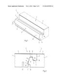 Panel of a Floor Covering Having a Locking Surface Sloped Along a Lateral     Edge diagram and image