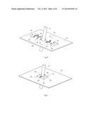 SAFETY DEVICE, METHOD FOR MANUFACTURING SAID SAFETY DEVICE AND METHOD FOR     SAFELY INSTALLING A SERVICE ELEMENT PASSING THROUGH AN APERTURE diagram and image