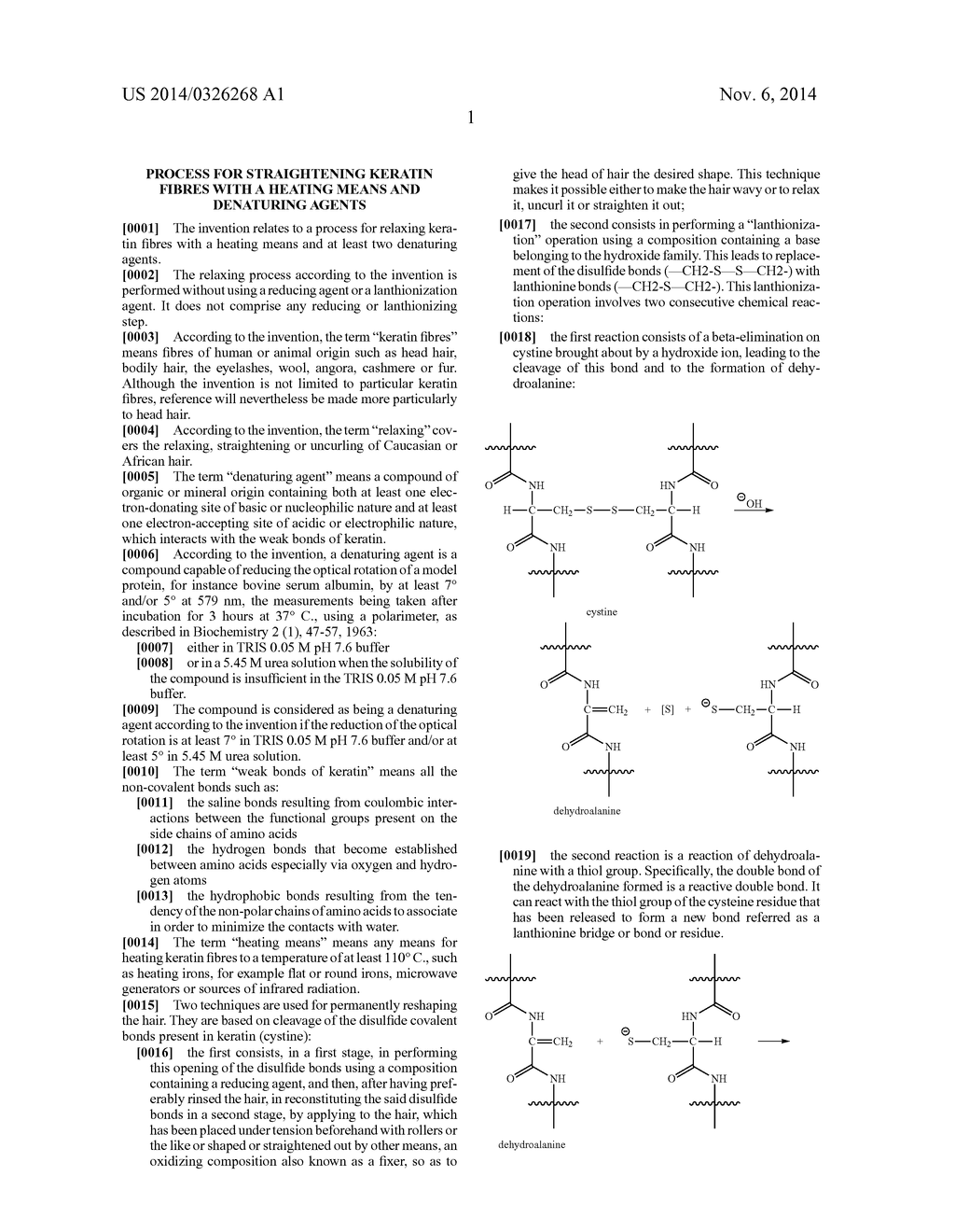 PROCESS FOR STRAIGHTENING KERATIN FIBRES WITH A HEATING MEANS AND     DENATURING AGENTS - diagram, schematic, and image 02