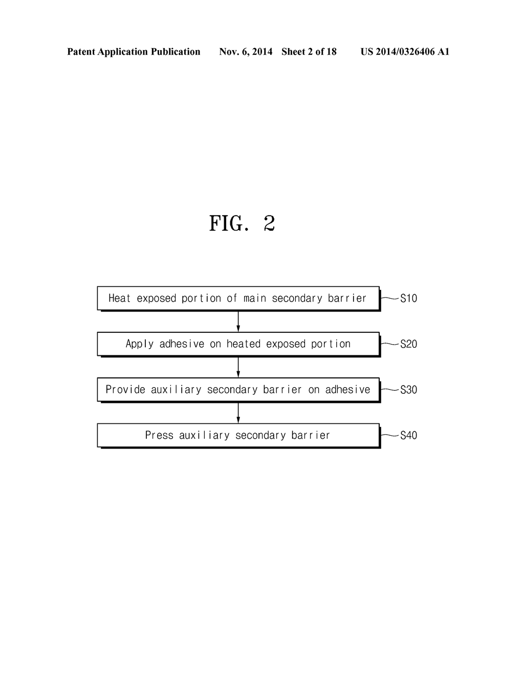 DEVICE AND METHOD FOR BONDING AUXILIARY SECONDARY BARRIER FOR LIQUEFIED     NATURAL GAS STORAGE TANK - diagram, schematic, and image 03