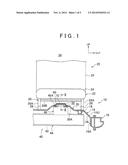 VEHICLE BATTERY MOUNTING STRUCTURE diagram and image