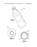 Bottle Having Axially Opposed Frustoconical Portions diagram and image