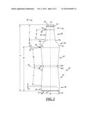 Bottle Having Axially Opposed Frustoconical Portions diagram and image