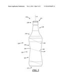 Bottle Having Axially Opposed Frustoconical Portions diagram and image