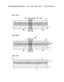 METHOD OF MANUFACTURING BASE BODY HAVING MICROSCOPIC HOLE, AND BASE BODY diagram and image