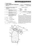 LIQUID FILLED BOTTLE HAVING A COVER MEMBER WITH A LABEL FORMING EXTENSION diagram and image