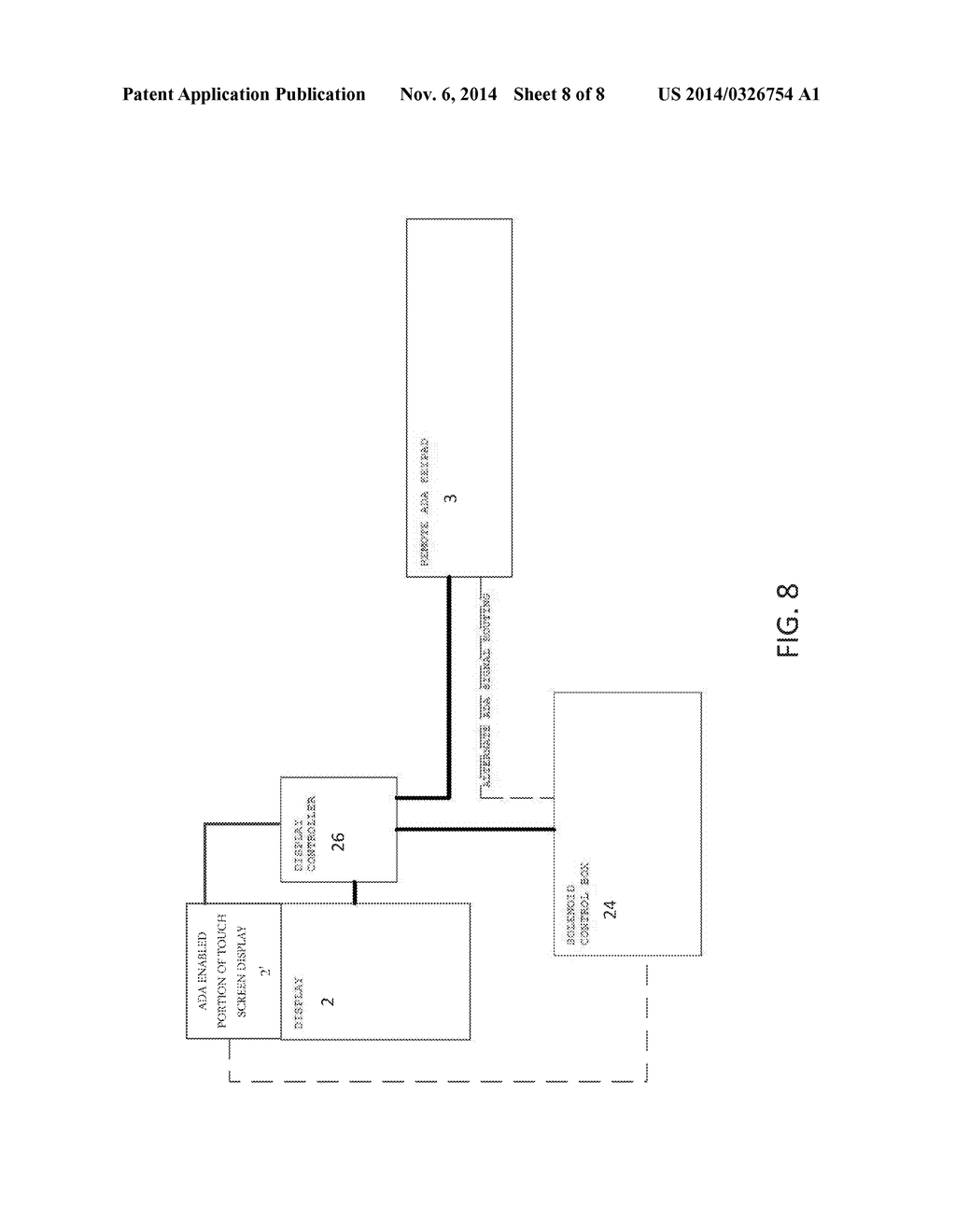 ADA ENABLED TOUCH SCREEN INTERFACE FOR A BEVERAGE DISPENSING MACHINE - diagram, schematic, and image 09