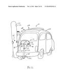 Hitch-mounted Telescopic Rack and Method of Use diagram and image