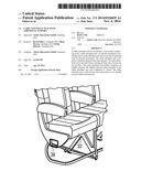 Cabin attendant seat with additional support diagram and image