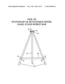 360 Degree Rotatable Easel diagram and image