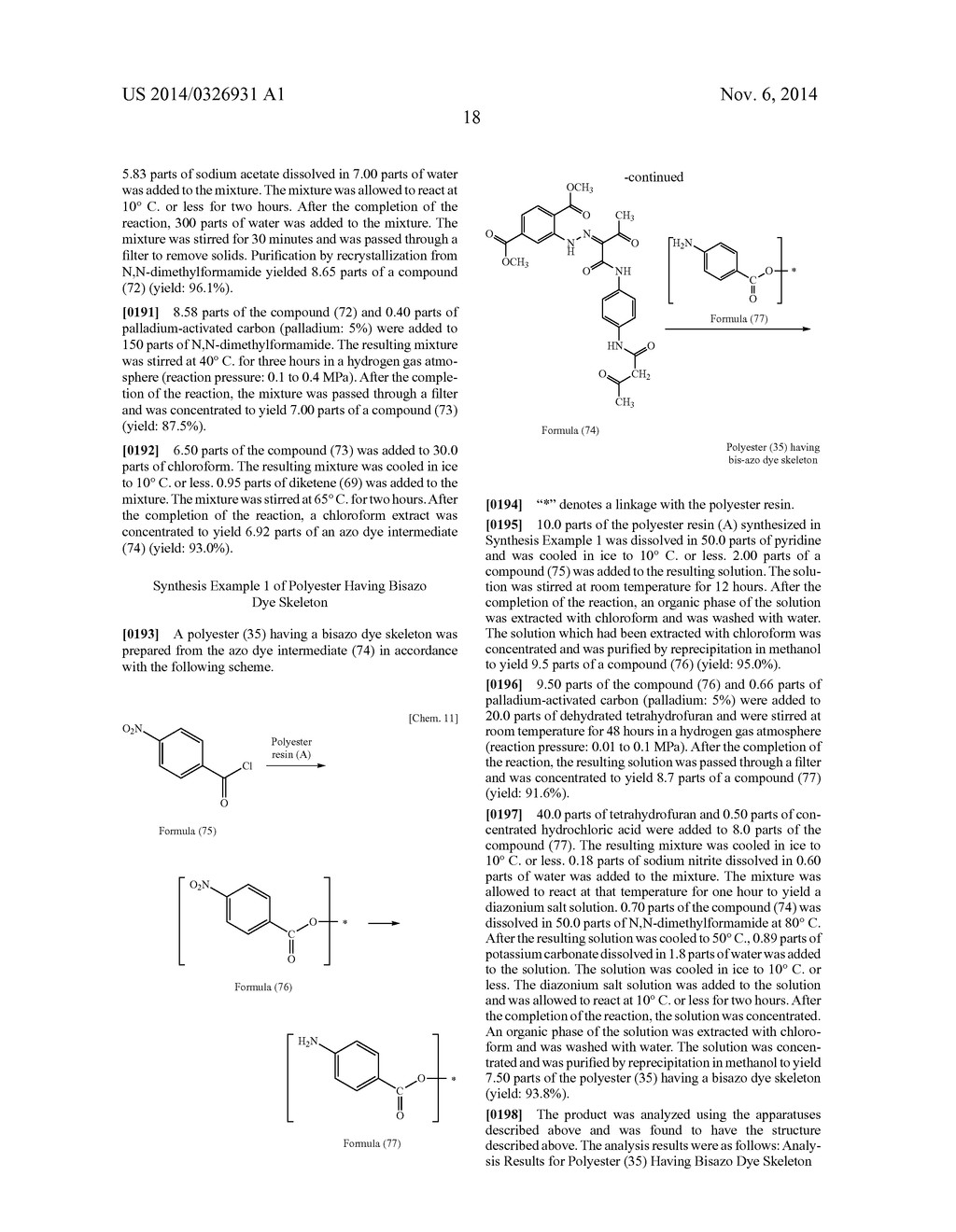 NOVEL COMPOUND HAVING BISAZO DYE SKELETON, PIGMENT COMPOSITION CONTAINING     THE SAME, PIGMENT DISPERSION, INK, AND COLOR FILTER RESIST COMPOSITION - diagram, schematic, and image 21