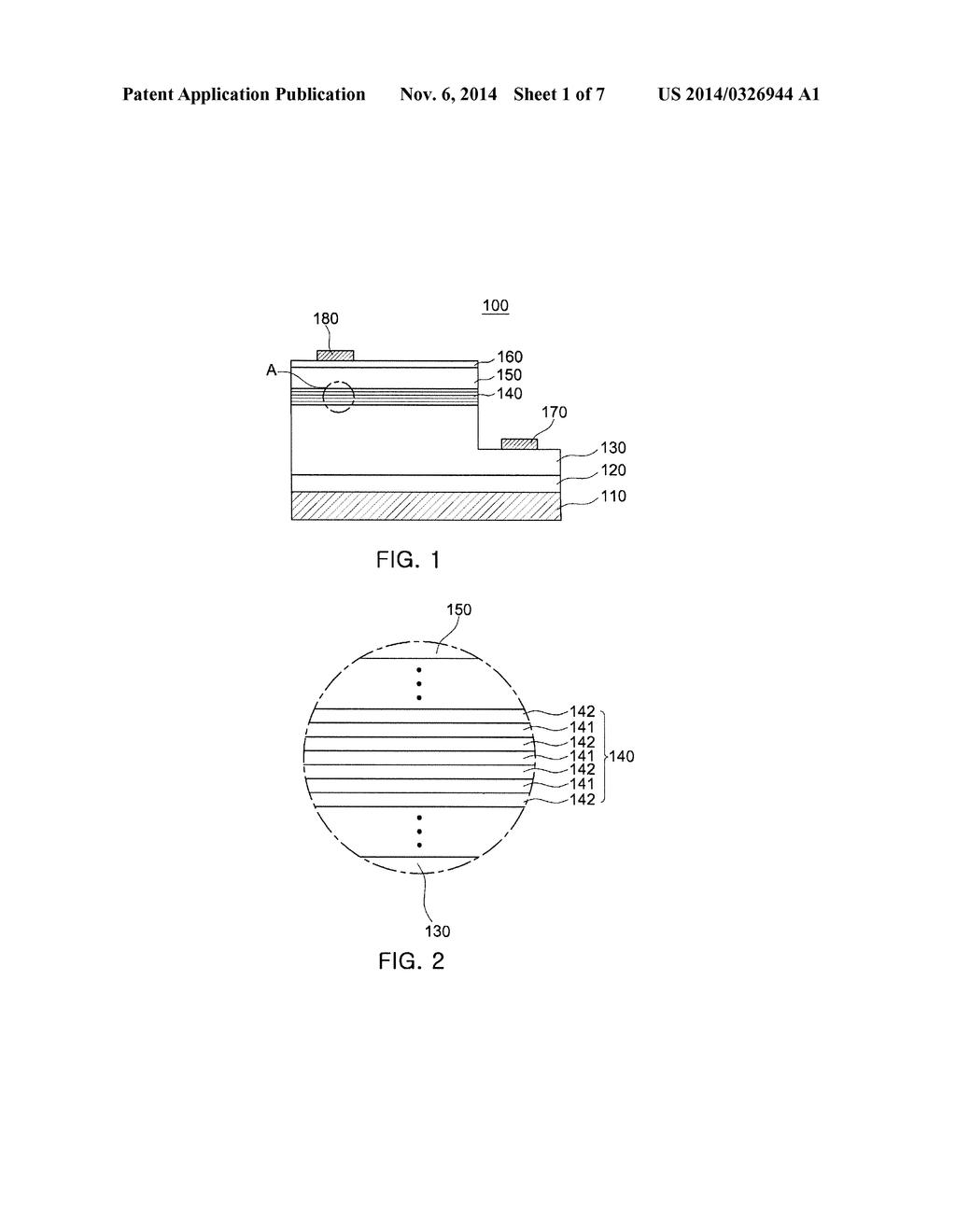 NITRIDE SEMICONDUCTOR LIGHT EMITTING DEVICE AND METHOD OF MANUFACTURING     THE SAME - diagram, schematic, and image 02