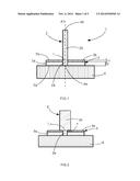 Optoelectronic Arrangement Provided with a Semiconductor Nanowire with a     Longitudinal Section that is Surrounded by a Part of a Mirror diagram and image