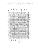 SRAM WELL-TIE WITH AN UNINTERRUPTED GRATED FIRST POLY AND FIRST CONTACT     PATTERNS IN A BIT CELL ARRAY diagram and image