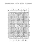 SRAM WELL-TIE WITH AN UNINTERRUPTED GRATED FIRST POLY AND FIRST CONTACT     PATTERNS IN A BIT CELL ARRAY diagram and image