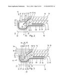 MOLDING ELEMENT FOR JOINING A PART TO A FIXED WINDOW PANE OF A VEHICLE diagram and image