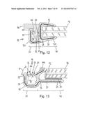 MOLDING ELEMENT FOR JOINING A PART TO A FIXED WINDOW PANE OF A VEHICLE diagram and image