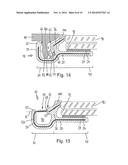 MOLDING ELEMENT FOR JOINING A PART TO A FIXED WINDOW PANE OF A VEHICLE diagram and image