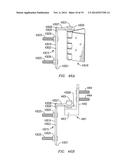 CABINETS AND MIRRORS SELECTIVELY MOUNTED ON HINGES SUPPORTING ROOMDOORS ON     DOOR FRAMES, HINGES FOR SUCH MOUNTINGS, AND METHODS FOR SO MOUNTING diagram and image