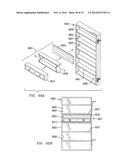 CABINETS AND MIRRORS SELECTIVELY MOUNTED ON HINGES SUPPORTING ROOMDOORS ON     DOOR FRAMES, HINGES FOR SUCH MOUNTINGS, AND METHODS FOR SO MOUNTING diagram and image